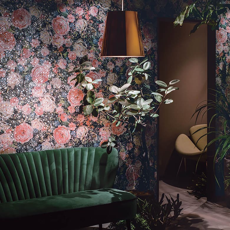 【壁紙 のり付き】 壁紙の上から貼れる壁紙 ボタニカル BB-2719