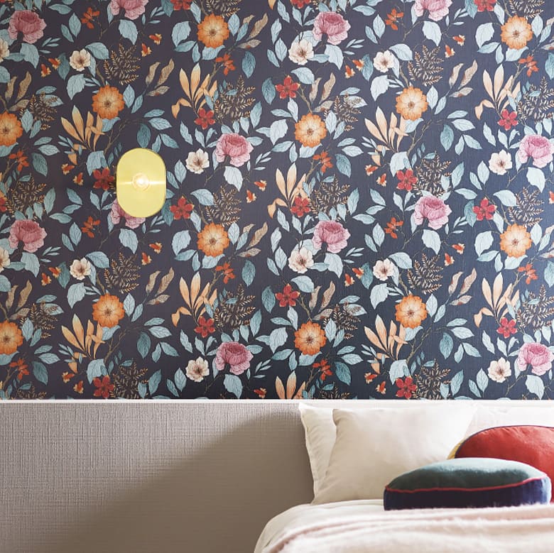 【壁紙 のりなし】 はがせる粉のりで賃貸OK ボタニカル RE-55903