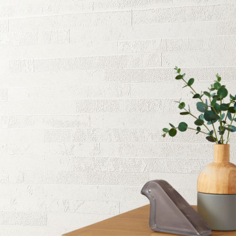 【壁紙 のり付き】 壁紙の上から貼れる壁紙 タイル BB-2440