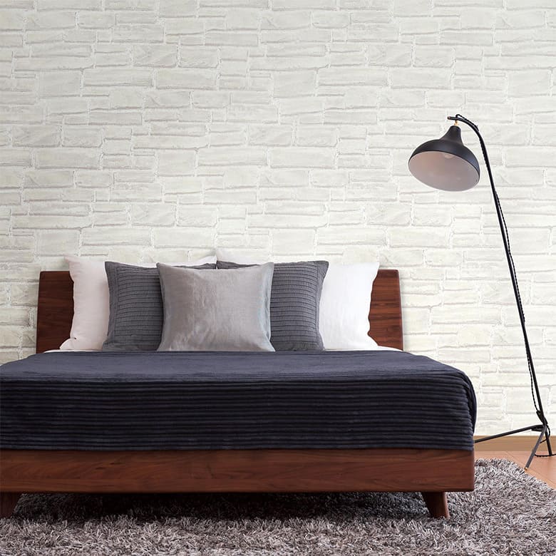 【壁紙 のり付き】 壁紙の上から貼れる壁紙 レンガ RH-9244