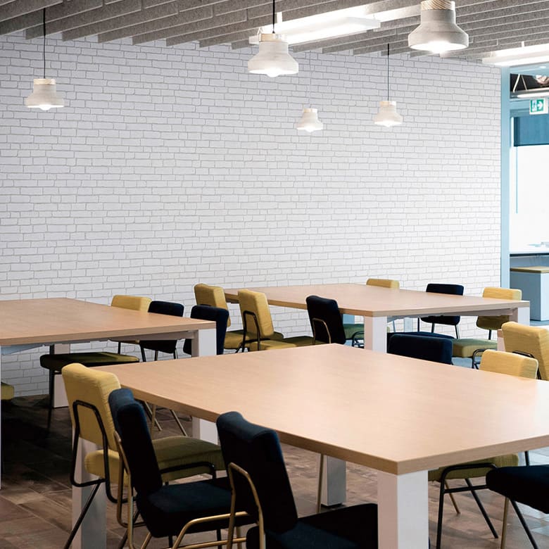 【壁紙 のりなし】 両面テープで賃貸OK レンガ LL-6164